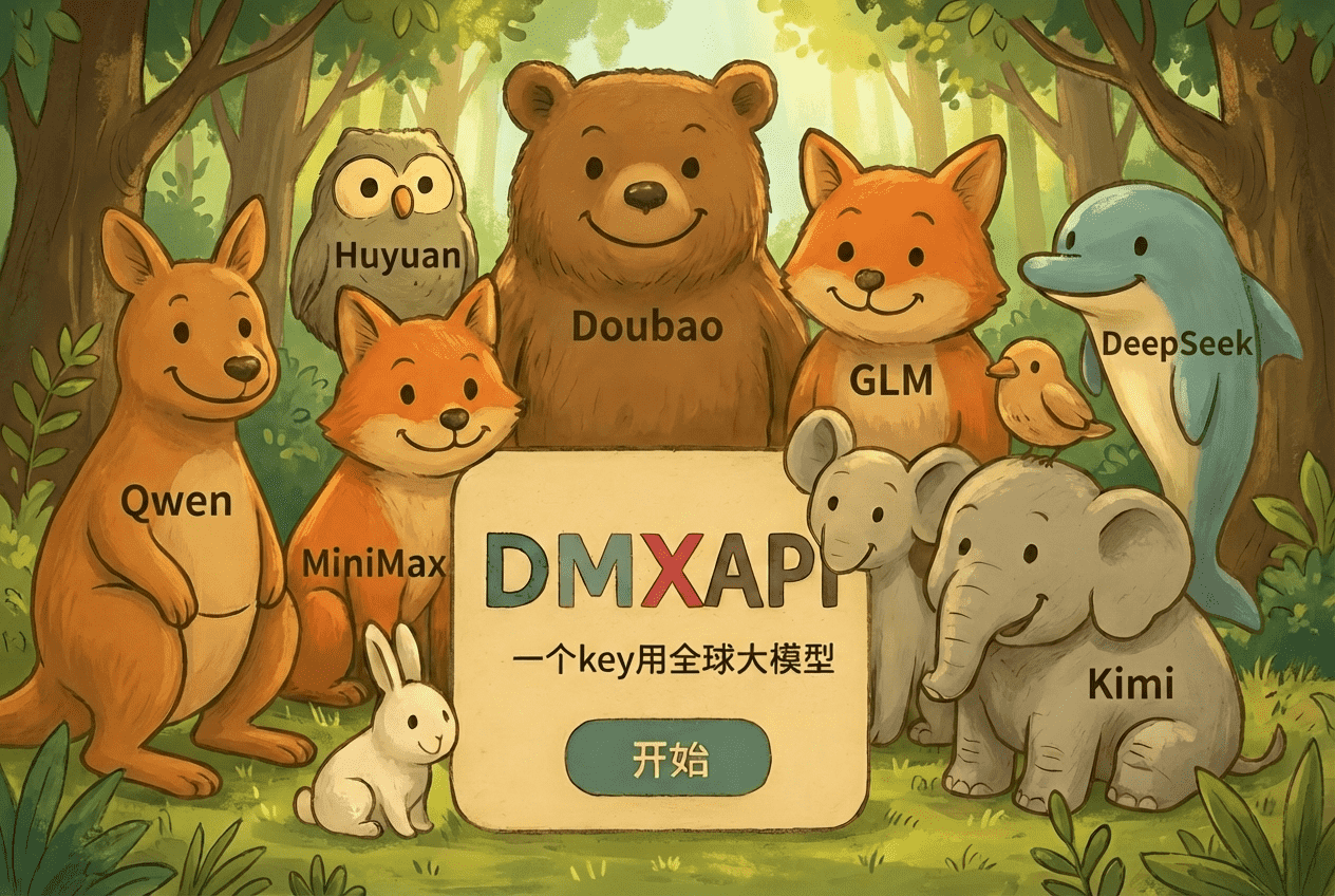 DMXAPI 实测！充值￥1激活所有免费模型，开发者性价比天花板